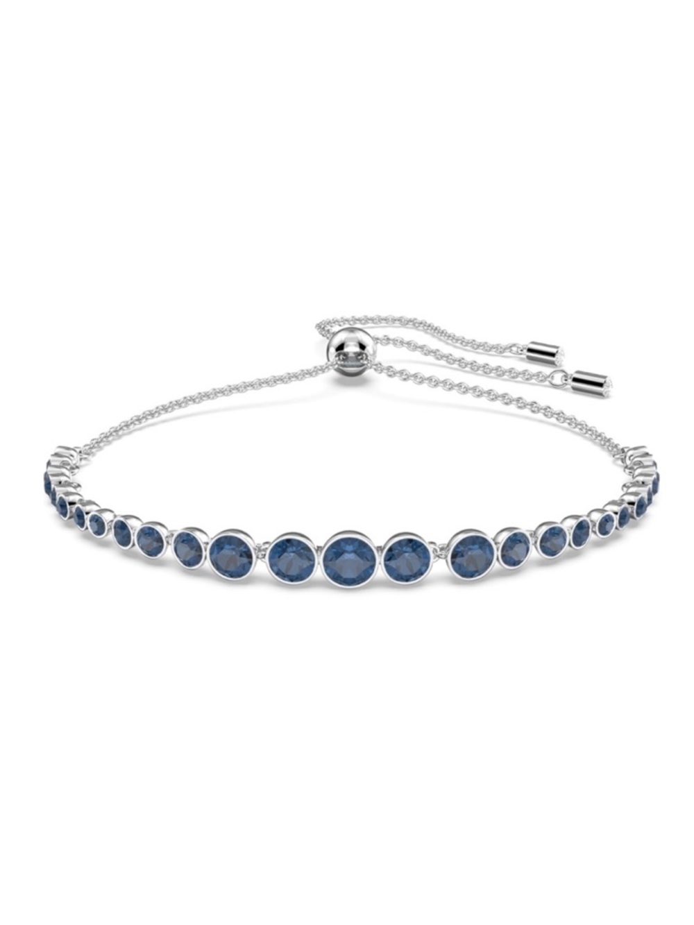 New Swarovski Blue and Silver Emily Tennis Bracelet